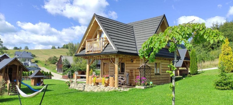 Pocztówka Z Mizernej, Drewniane domki z sielskim klimatem, Pieniny, Gorce, Jezioro Czorsztyńskie