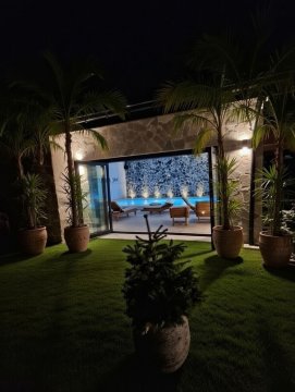 WIDOK Z BALKONU - Małe Alpy & SPA - Willa z Całorocznym Basenem 