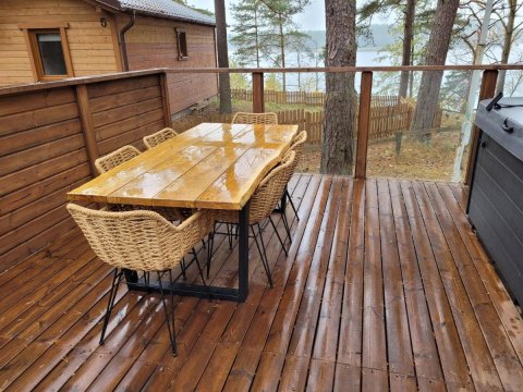 Słoneczny Domek Borsk nr 2 i 15 - nad samym jeziorem w pierwszej linii