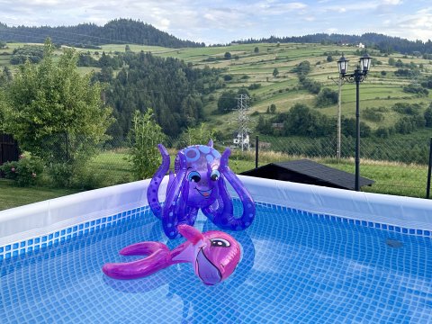 Basen w dużym DOMU - Dom z pięknymi widokami na góry, basenem i sauną. Na uboczu !!! 