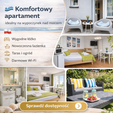 VILLA AMBER  USTKA - pokoje z osobnym wejściem