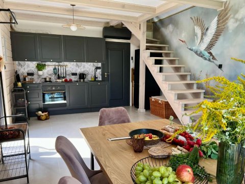 Okno Na Wodę - całoroczne domy z linią brzegową jeziora i sauną