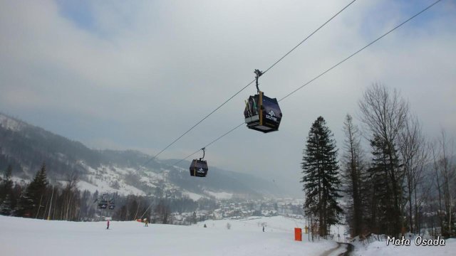 Mała Osada domki z jacuzzi przy gondoli
