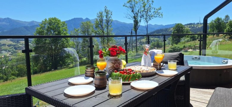 Domki Widokowe Wooden Luxury Chalet with Private Jacuzzi