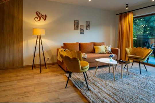 Willa i Wzgórze Jerrego Apartamenty i pokoje z widokiem na góry