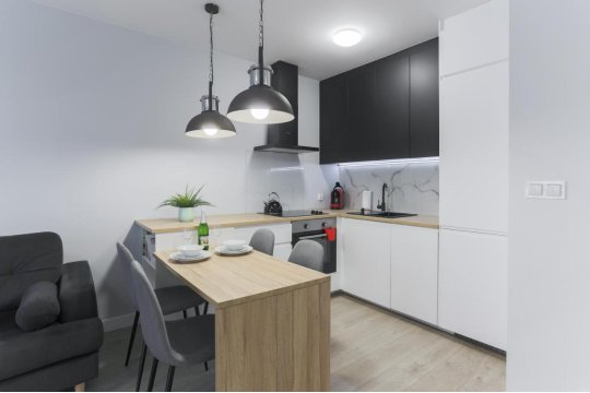 Apartament Gdańsk blisko Starego Miasta z widokiem na Marine