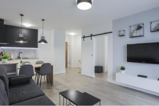 Apartament Gdańsk blisko Starego Miasta z widokiem na Marine