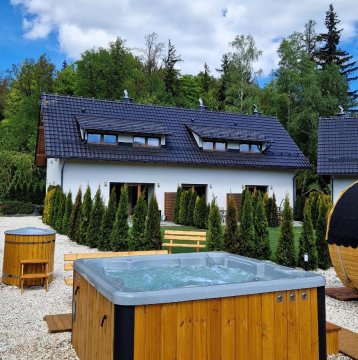 Widokowo - Domki z widokiem na Śnieżkę z Jacuzzi i Sauną