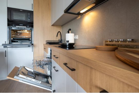 Apartament w stylu Feng Shui na 10 piętrze z widokiem, bezpłatny parking, nowy budynek, dostęp na kod