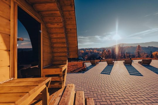 Chaty Skwirutowe Wzgórze - Domki Całoroczne