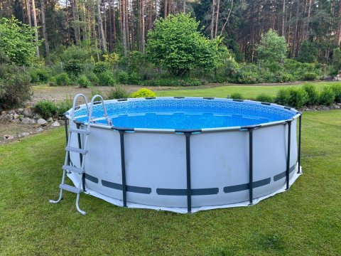 Leśny Zakątek balia kąpielowa ognisko sauna basen rowery w cenie pobytu Realizujemy Podlaski bon turystyczny