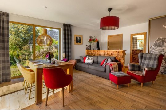 Apartamenty u Harrego II Przy Stawie Spa klimatyzacja,balkon,sauna , balia, ogród,parking