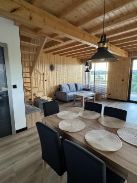 Zajęcze Domki z jacuzzi, balią i sauną – Góry Sowie