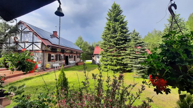 Mazury pokoje domki nad samym jeziorem - własna plaża - śniadania - łódki kajaki
