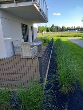 Marina Green Iława - widok na jezioro, ogródek z tarasem, podziemny parking, nawet 6 łóżek