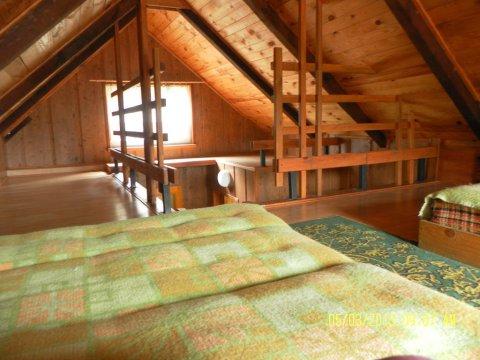 sypialnia na górze - Dom nad jeziorem Smoleńsko i rzeką Gwdą