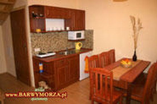 kuchnia - Apartamenty Barwy Morza-noclegi domki