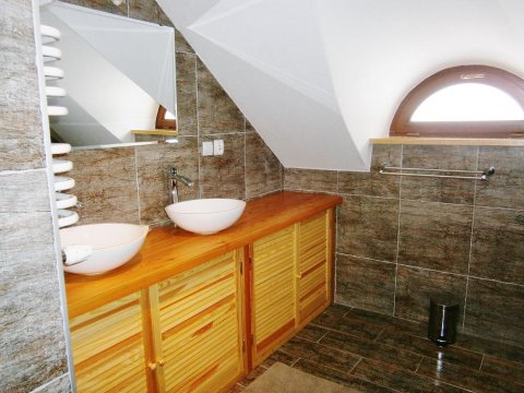 II łazienka - I piętro - Chaty z bali w Górach Sowich