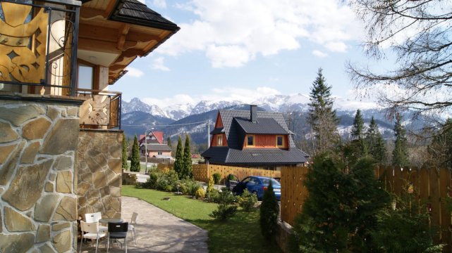 widoki z posesji - Apartament Tatrachata z ogródkiem i kominkiem idealny dla rodzin