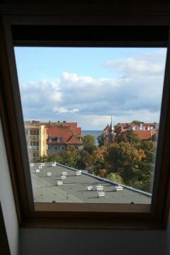 widok z okna - Apartamenty Sopockie | w centrum miasta | 200 metrów od plaży
