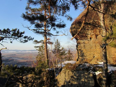 Radkowskie Skały - punkt widokowy - Apartamenty i pokoje w GÓRACH STOŁOWYCH
