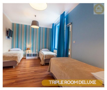 Pokój 3 -osobowy deluxe z łazienką - Hostel Premium