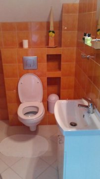 łazienka z prysznicem - Pokoje gościnne