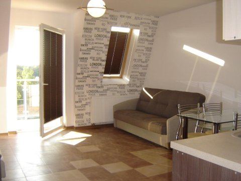 Wygodne dwie rozkładane kanapy - apartament wakacyjny