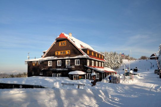 Portáš zima - Horský hotel Portáš