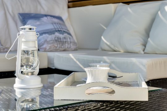 taras - Apartament z ogrodem, tarasem i garażem