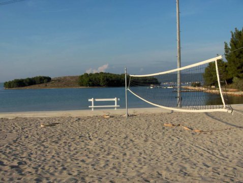volley ball playground, Barotul - Melita Apartments on Zadar's area island