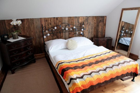 Sypialnia- ap.drewniany - Chata nad Sanem Bieszczady