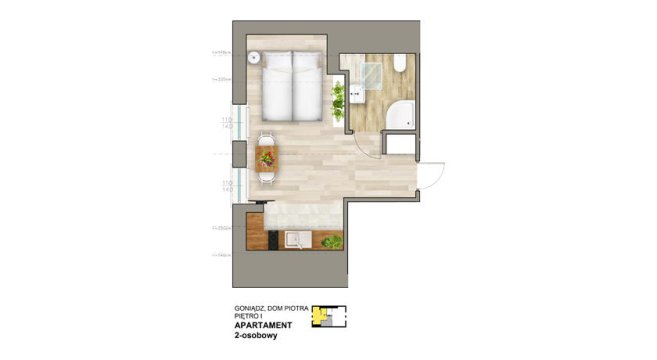 Apartament A2 - DOM PIOTRA. Samodzielne apartamenty w komfortowym domu z dala od zgiełku