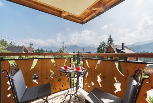 balkon - Apartament Tatrachata - Studio z balkonem i kominkiem idealny dla dwojga
