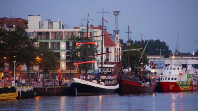 port pasażerski - Camping Baltic - domki, pole namiotowe