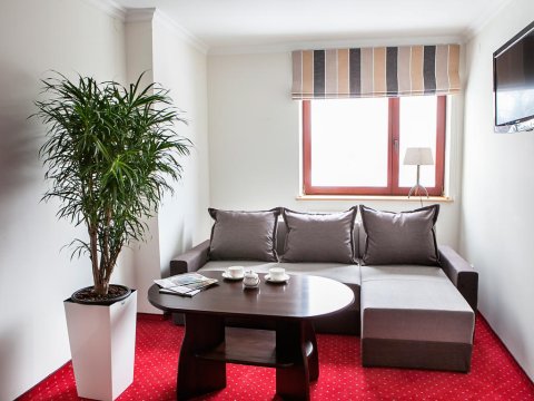 Salon pokój typu De Luxe - Dworek Szwajcaria by MHotels 