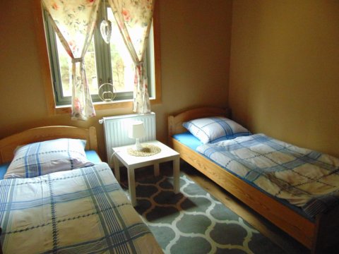 sypialnia - Dobra Chata w Borach Tucholskich