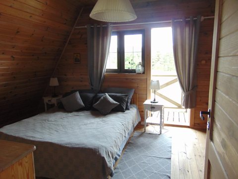 sypialnia - Dobra Chata w Borach Tucholskich