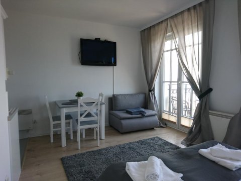 Sofka 115cm szerokości dla trzeciej osoby - Apartament  z widokiem na Morze