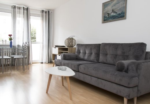 salon Apartament Skandynawski - Apartamenty Sopockie | w centrum miasta | 200 metrów od plaży