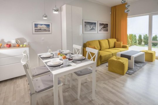 Sofa dla 2 dorosłych osób - Apartamenty Piasek i Woda 5 MIN DO PLAŻY