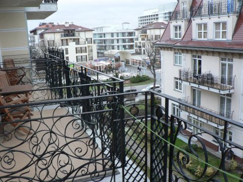 widok z balkonu na morze apartament 3 Korony - U Aleksandry-apartamenty i inne lokale