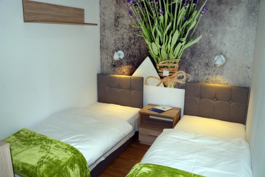 sypialnia - Bungalow w Ogrodzie no.2