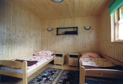 sypialnia w domku kempingowym - Camping Baltic - domki, pole namiotowe