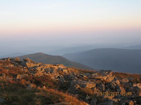 panorama widokowa - Pokoje "Za Borem" - cisza i spokój u podnóża Babiej Góry 