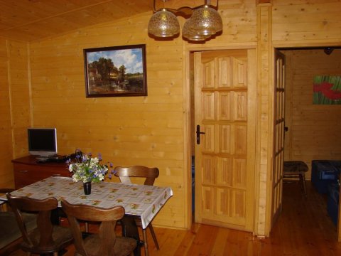 Domki drewniane nad Jez. Wilczyńskim | Pełne wyposażenie | Doskonałe dla rodzin