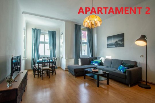 Apartament 2 Pokój dzienny - Apartamenty i mieszkania w Sopocie położone blisko plaży i Deptaka