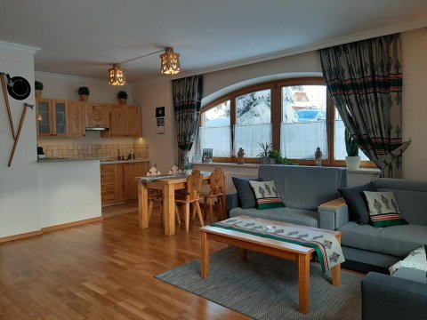aneks kuchenny - Apartament Tatrachata z ogródkiem i kominkiem idealny dla rodzin