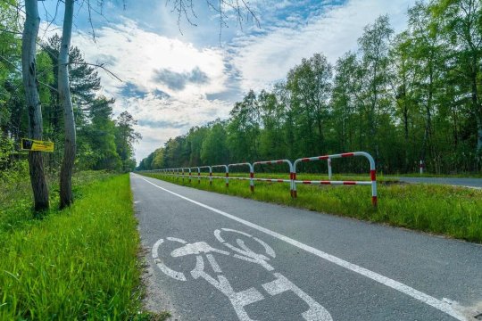 Ścieżka rowerowa - Domki Promyk Mrzeżyno - tylko 100 metrów  do morza!