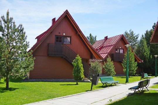 Domki drewniane - Ośrodek Wczasowy GROŃ PLACÓWKA pensjonat i domki całoroczne 